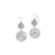 Contempo Medallion Duo French Wire Earrings Fashion