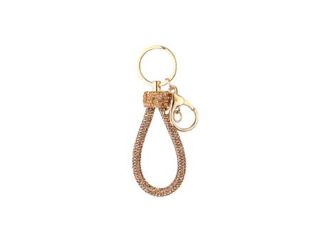 Sparkle Loop Key Chain-Rose Gold Sale