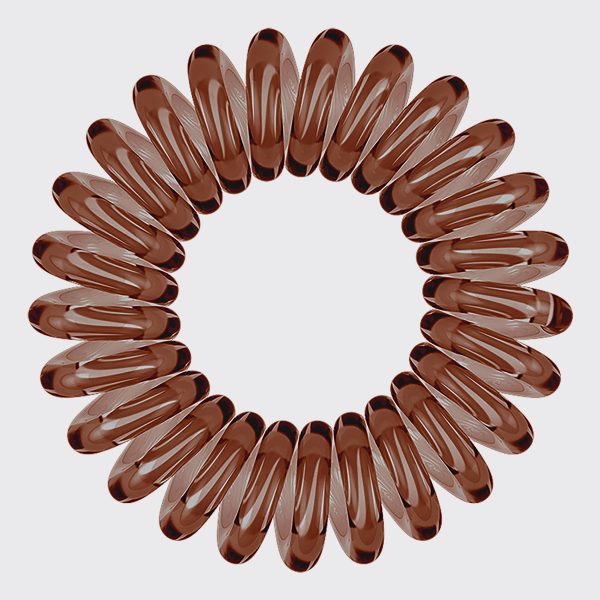 Spiral Hair Ties 8 Pack - Brunette Online now