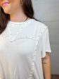 [POL] Pearl Knit Top-Off White Sale