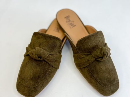 [Corky s] Clingy Mule - Khaki Faux Suede Online Sale