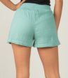 [Elan] Deja Elastic Waist Shorts Discount