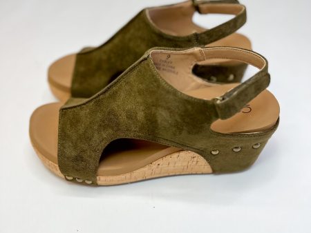 [Corky s] Carley - Khaki Faux Suede Cheap