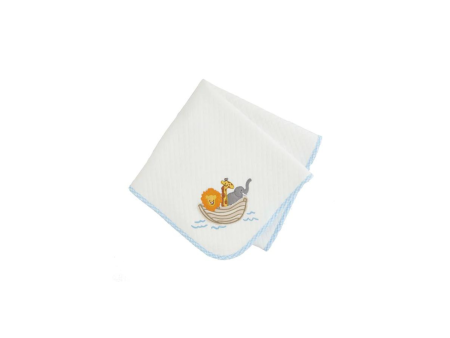 [Mud Pie] Noah s Ark Quilted Blanket Online now