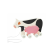 [Mud Pie] Wooden Pull Toy On Wheels Hot on Sale