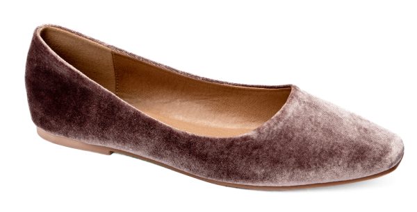 [Corky s] Over It Flat - Taupe Velvet Sale