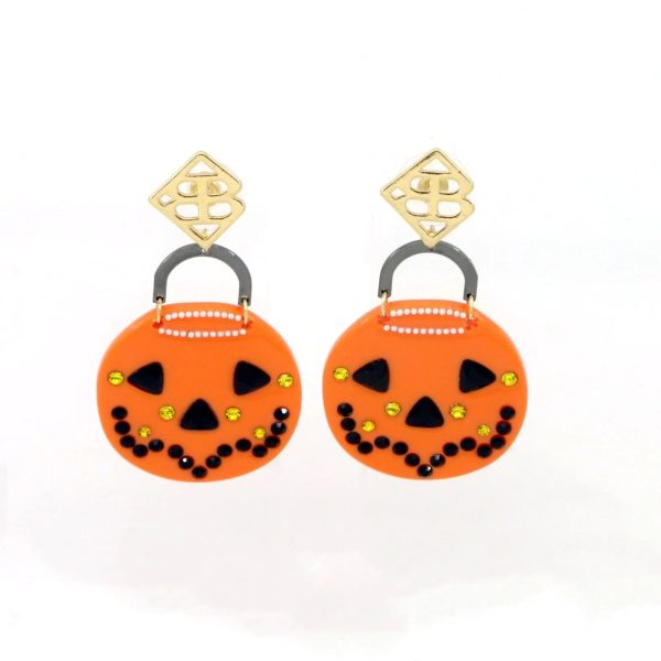 Jack-O-Lantern Earrings Cheap