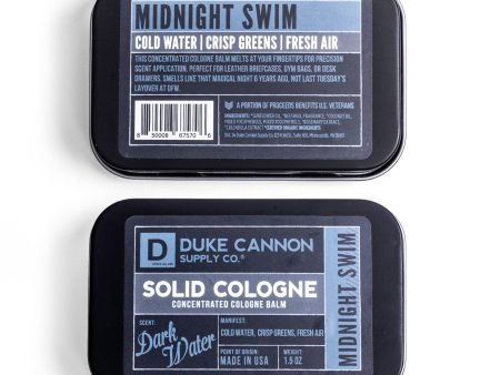 SOLID COLOGNE - MIDNIGHT SWIM Discount