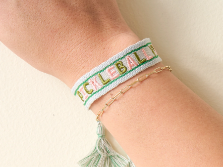 Woven Bracelet-Pickleball Y all Cheap