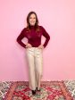 Looking Fabulous Faux Leather Pant-Almond Fashion