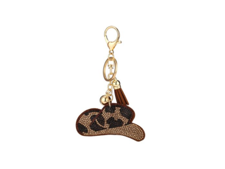 Leopard Hat Key Chain Hot on Sale