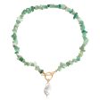 Pearl & Green Irregular Resin 18K Gold-Plated Drop Pendant Toggle Necklace Online Hot Sale