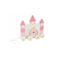 [Mud Pie] Wooden Pull Toy On Wheels Hot on Sale