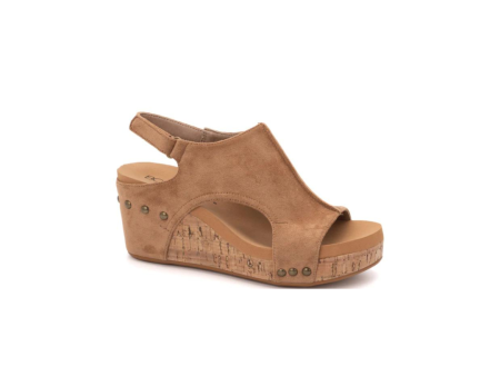 [Cork s] Carley-Camel Suede Fashion