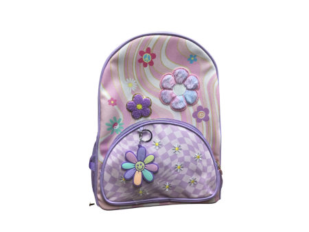 Stylish Backpack Groovy Flower Cheap