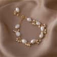 Pearl & 18K Gold-Plated Botany Station Bracelet Supply