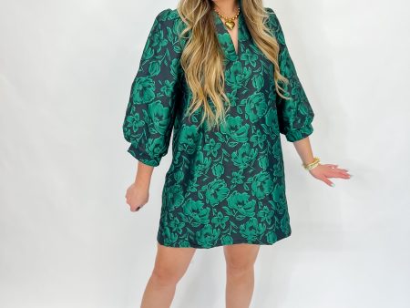 Send My Love Mini Dress-Green Fashion