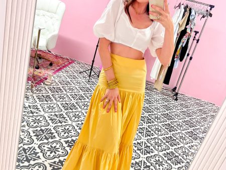 Pretty & Poised Maxi Skirt on Sale