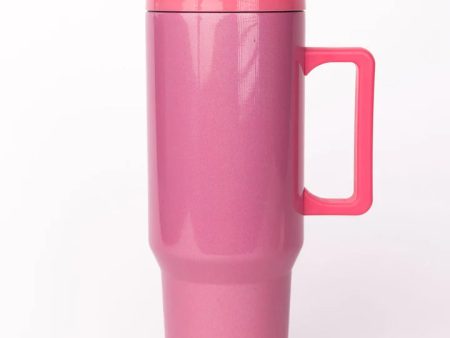 [Mary Square] 30 oz To-Go Tumbler Pearlized Pink Sale