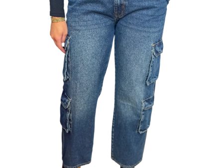 Kate Double Pocket Cargo Jeans For Cheap