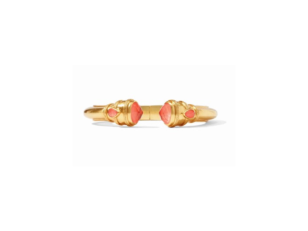 [Julie Vos] Cannes Demi Cuff-Iridescent Peony Pink Hot on Sale