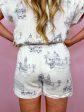 Lovely London Drawstring Linen Shorts For Cheap