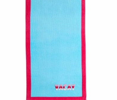 [Mud Pie] Boucle Beach Towel-Blue Hot on Sale