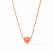 [Julie Vos] Heart DelicateNecklace-Iridescent Blush Pink Discount