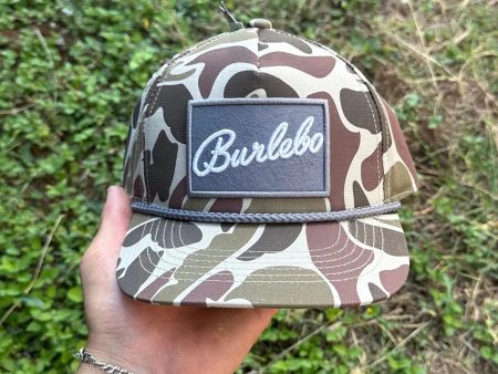 {Burlebo}  Grey Patch Cap-Youth Online Hot Sale