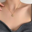 Cubic Zirconia & 18K Gold-Plated Heart Clover Pendant Necklace Hot on Sale