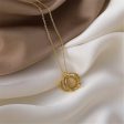 Cats Eye & 18K Gold-Plated Planet Pendant Necklace Sale