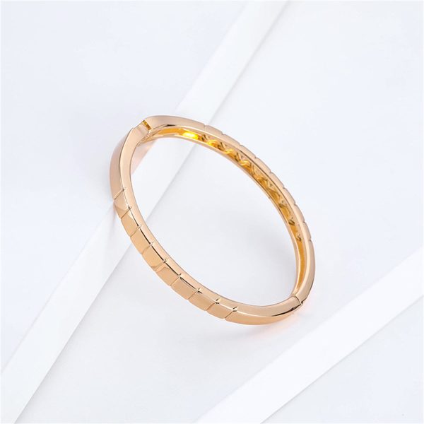 Cubic Zirconia & 18K Gold-Plated Bangle Bracelet Discount