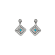 [Brighton] Mosaic Paseo Concho Post Earrings Cheap