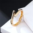 Cubic Zirconia & 18K Gold-Plated Bypass Bangle Supply