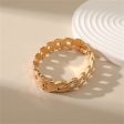 Cubic Zirconia & 18K Gold-Plated Curb Chain Bangle Online Sale