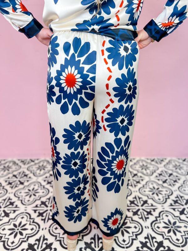 Boardwalk Chic Floral Pants Online now