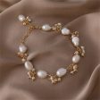 Pearl & 18K Gold-Plated Botany Station Bracelet Supply