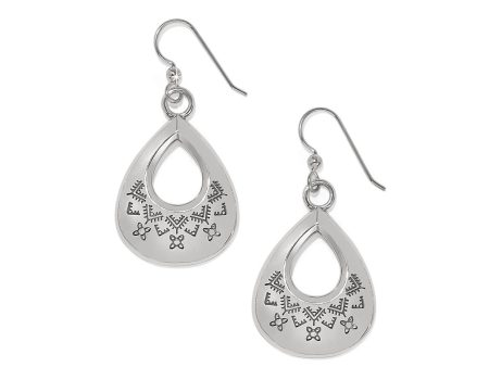 [Brighton] Mosaic Paseo Teardrop Wire Earrings Supply