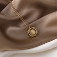 Cats Eye & 18K Gold-Plated Planet Pendant Necklace Sale