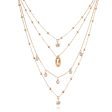 Cubic Zirconia & 18K Gold-Plated Heart Shell Layered Pendant Necklace Hot on Sale