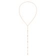 Cubic Zirconia & 18K Gold-Plated Lariat Necklace on Sale